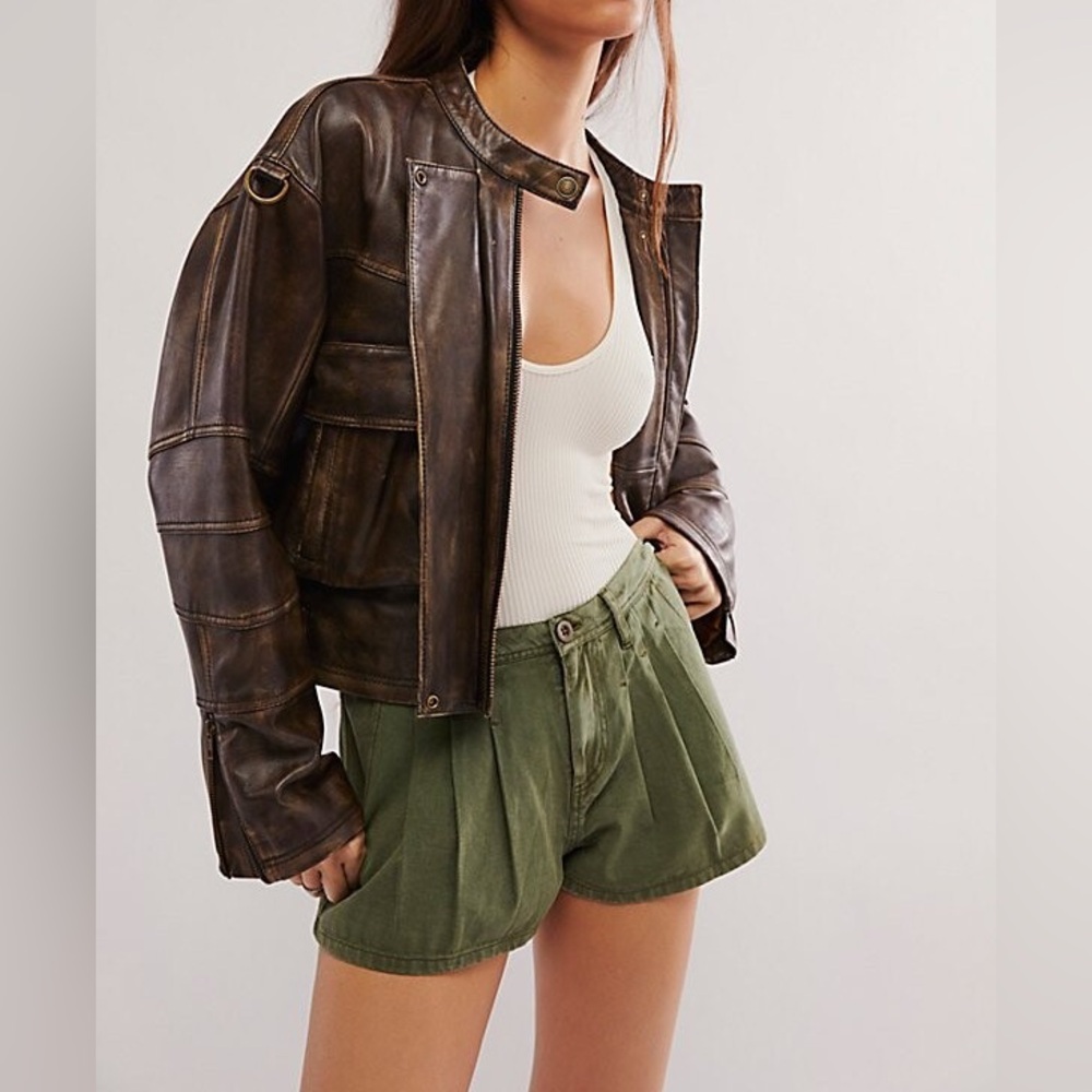 Free People | NWT Nora Mini Trouser Shorts